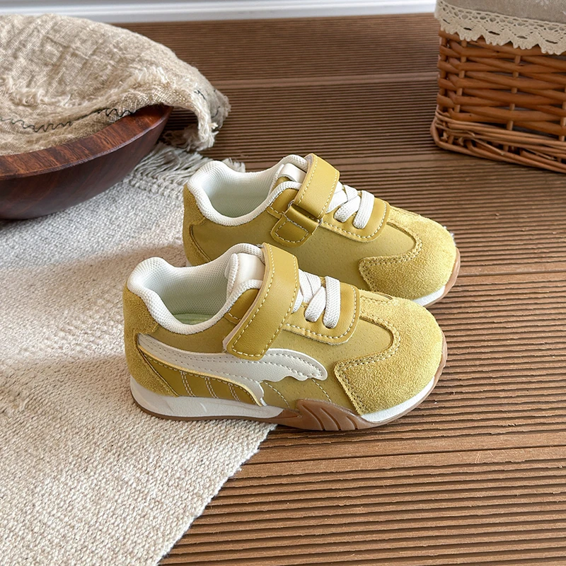 Children's Sneakers Ages 1–16 Green Breathable Boys' Girls' Running Shoes All-Season Yellow Casual Versatile Toddler Shoes Kids