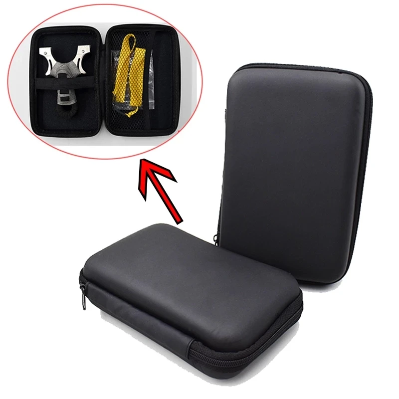 Multifunctional Portable Hunting Slingshot Fiber Zipper Storage Case with 10x16.5cm Size for Outdoor Shooting