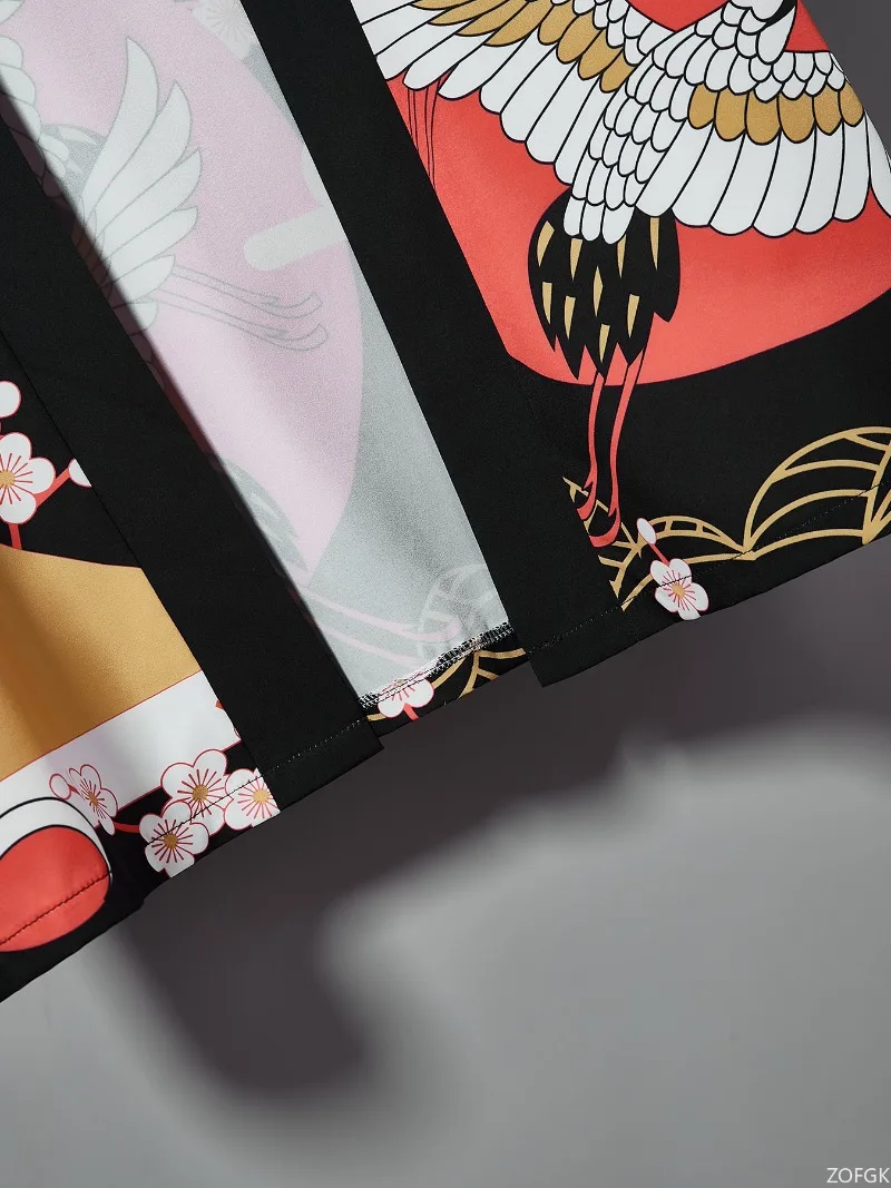 زي المحارب الأنثوي، كيمونو ياباني للعب الأدوار، هاراجوكو هاوري، يوكاتا الشاطئ الصيفي، ملابس الشارع، سترة علوية