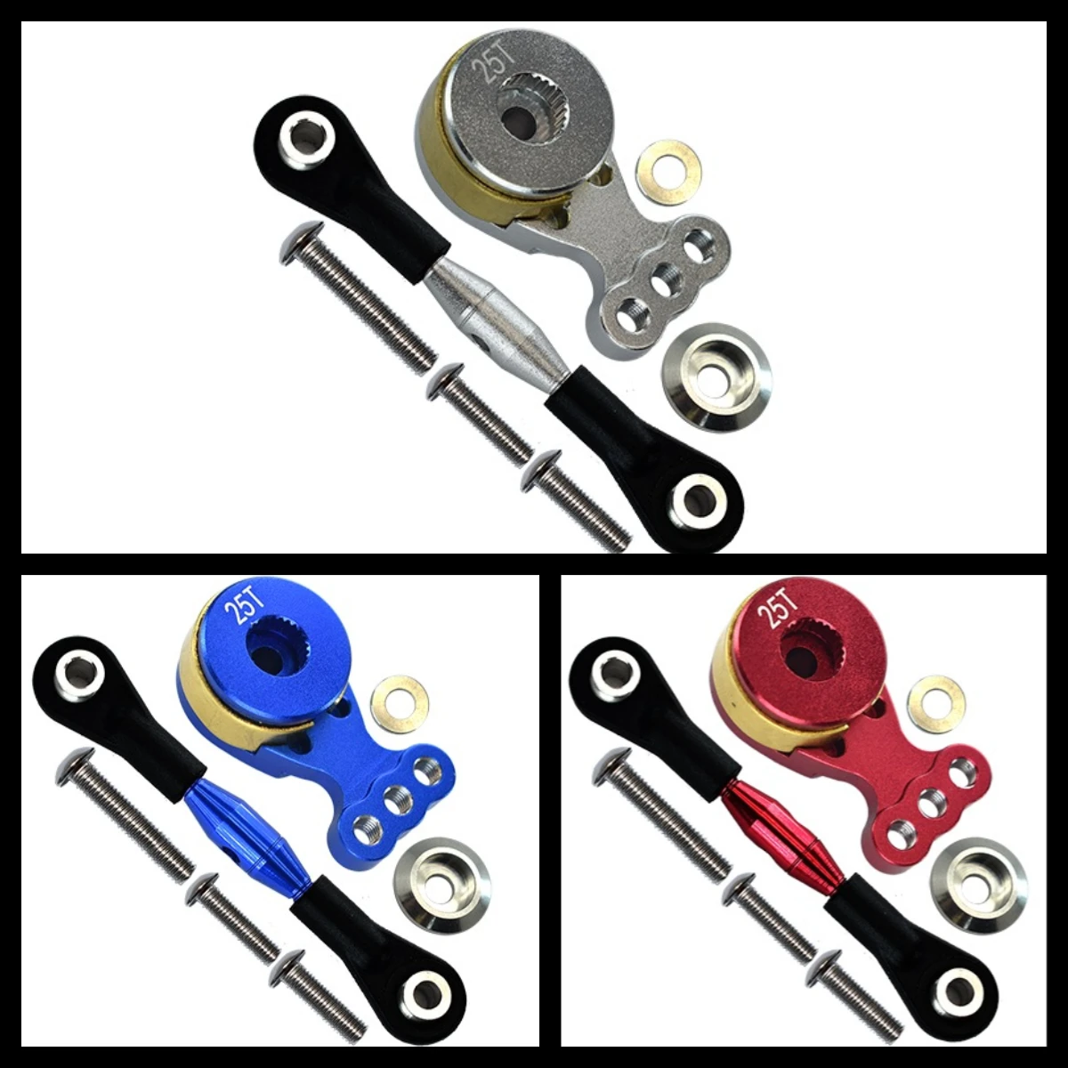 

GPM ALUMINIUM HI-TORQUE SERVO SAVER 25T WITH ALUMINIUM TIE ROD TAMIYA-TT02B