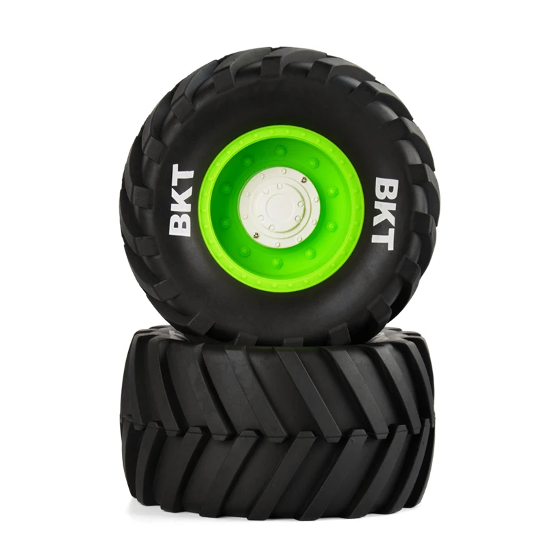 

[173mm Oversized Tires] Rc Monster Truck Tires Suitable for Traxxas, Axial, Hpi 1/8 Remote Control Monster Truck/Monster Truck Compatible with Jingshang Tamiya Mk2 Upgrade Spare Parts