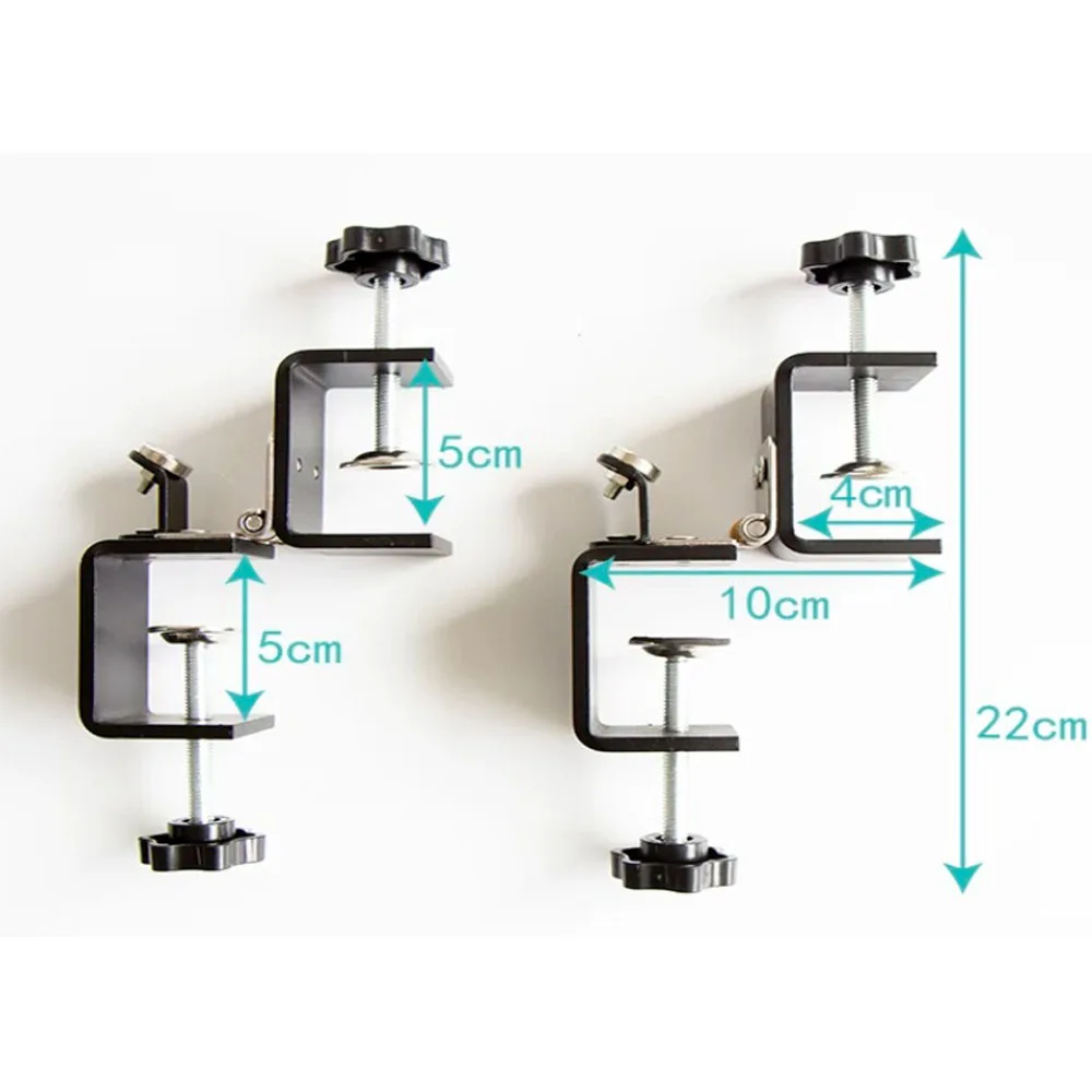 Two Pieces Clamps Clip Screen Printing Universal Desktop Chuck DIY Manual