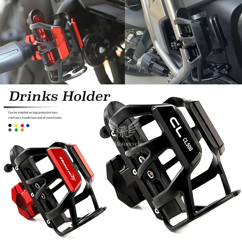 

Motorcycle Beverage Water Bottle Cage Drinks Holder Water Cup Holder For Honda CB1000 CB 1000 CB750 CB500 Hornet CL500 SCL500