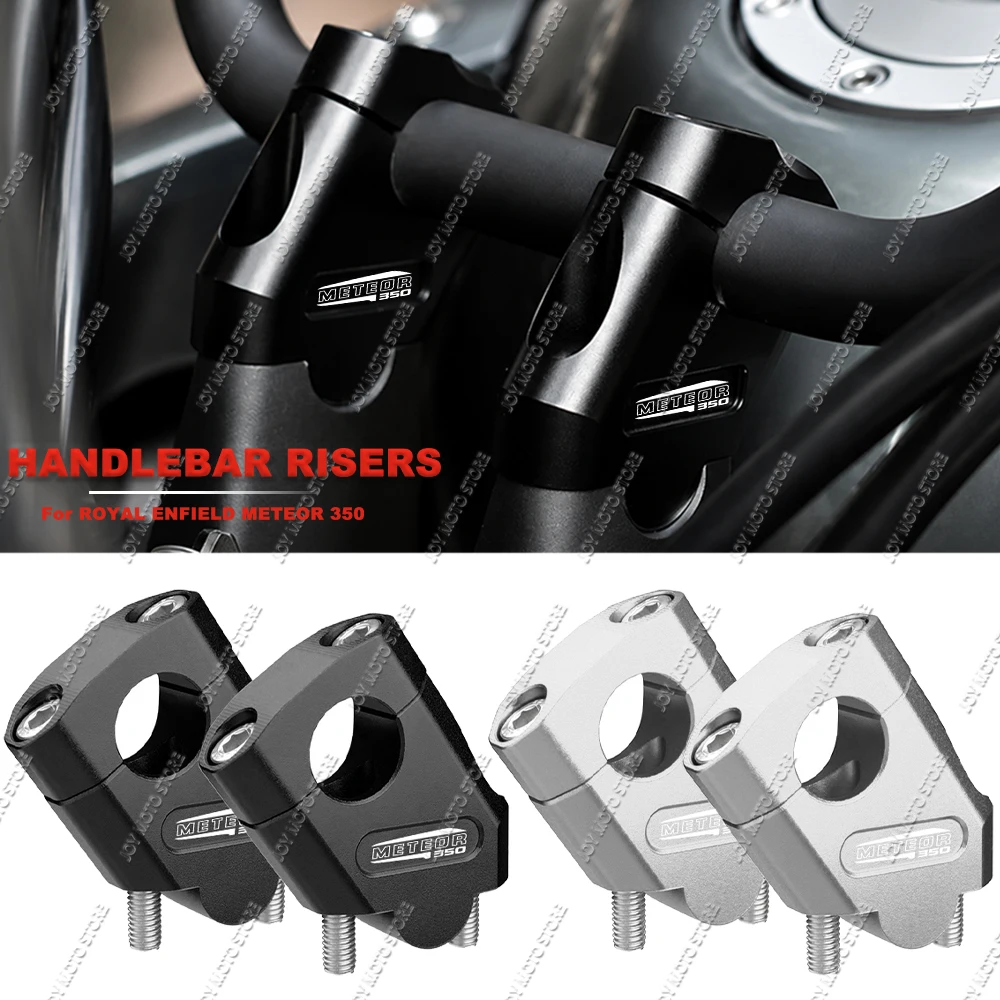 For Meteor 350 Motorcycle Handlebar Riser Bar Mount Handle Clamp Better Upright Position