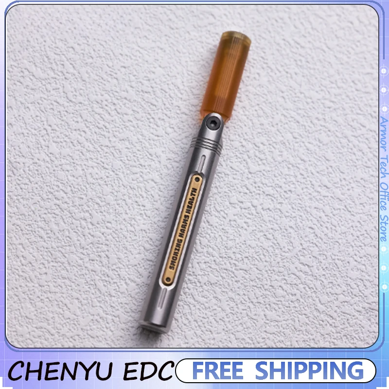 CHENYU EDC Laygen Push Slider Ultra-fine Compositefidget Push Stick Fidget Toys Stress Relief Toy Adults Anxiety Relief Gadgets