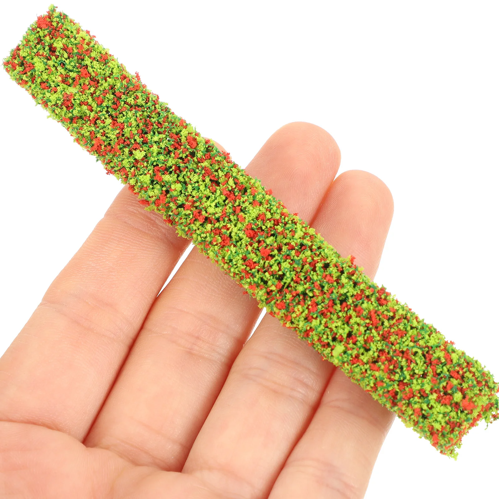 

20 шт. миниатюрные цветочные кластеры, искусственные кустарники, имитация группы растений для микропейзажа, украшения железной дороги