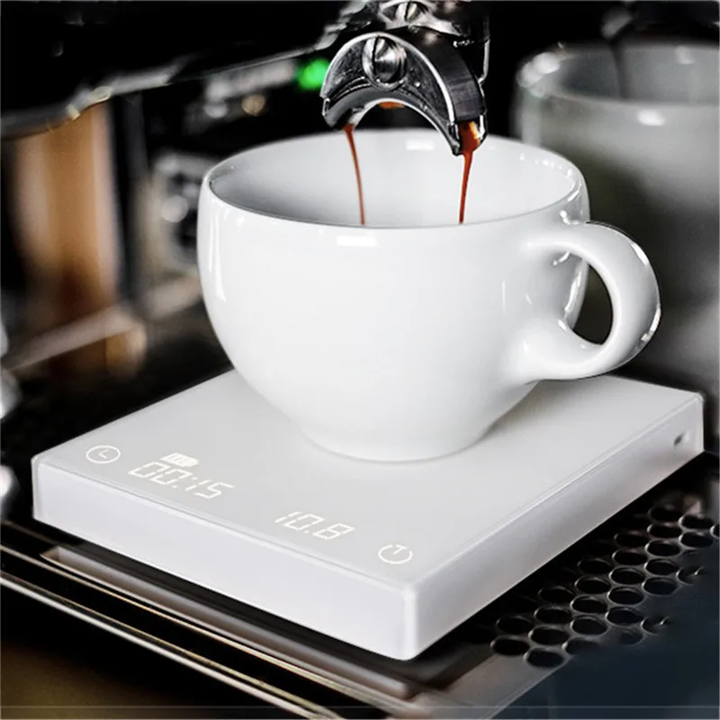 Timemore B22 New Version Black Mirror Basic Coffee Scale Kitchen Scales With Auto Timing for Both Espresso and Pour Over Digital