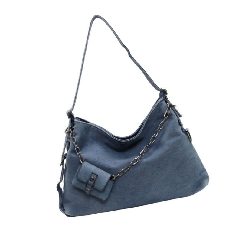 Contemporary Jeans Shoulder Bag Casual Crossbody Bags for Shopping and Travel