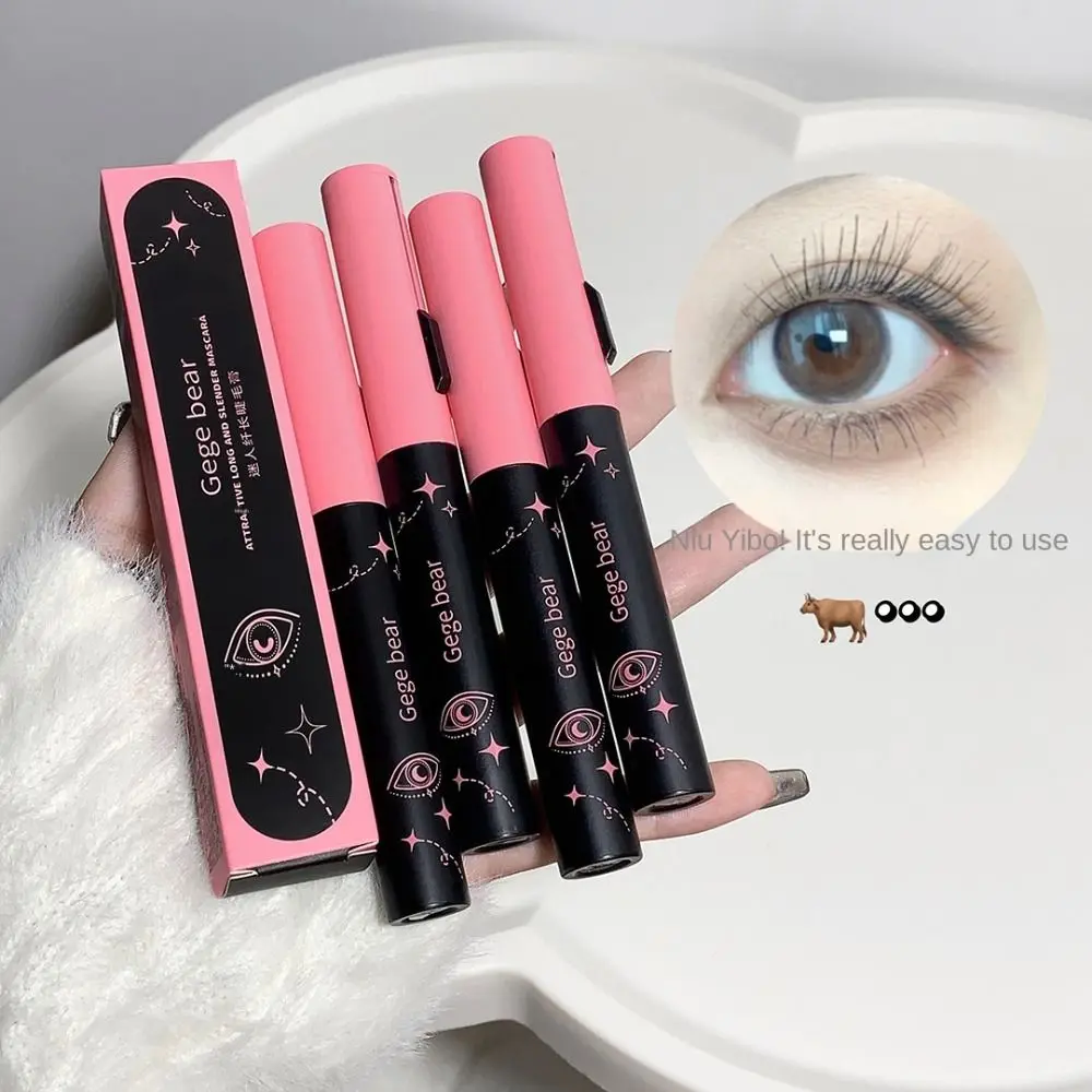 Portable Smudge Proof Thick Mascara Lengthening Sweat Proof Eye Lashes Brush Long-wearing Long Lasting Lashes Extension Cosmetic
