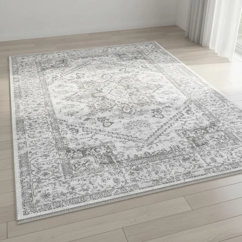 

8x10 Washable Area Rug - Soft Non-Slip Floor Carpet for Living Room Bedroom Dining Home Decor