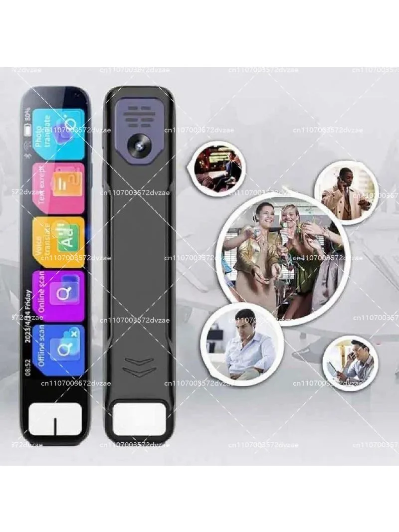 Multi-Functional Offline Translation Pen, Fast AI Multi-Language Translator, Metal Texture Pocket Translator Device