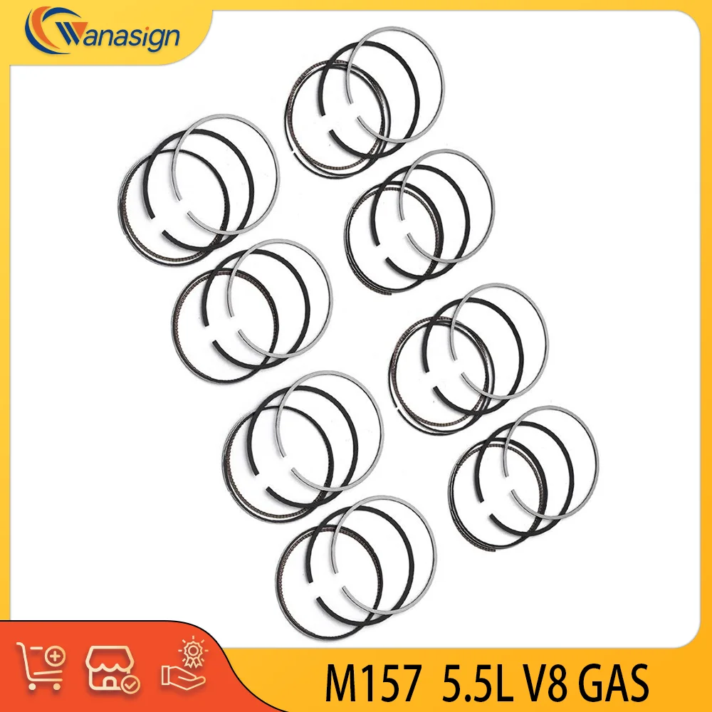 

AUTO ENGINE PARTS STD Piston Rings Set For Mercedes-Benz CL CLS E G GL GLE GLS ML S SL AMG 5.5L V8 GAS Turbocharged 2010-2019