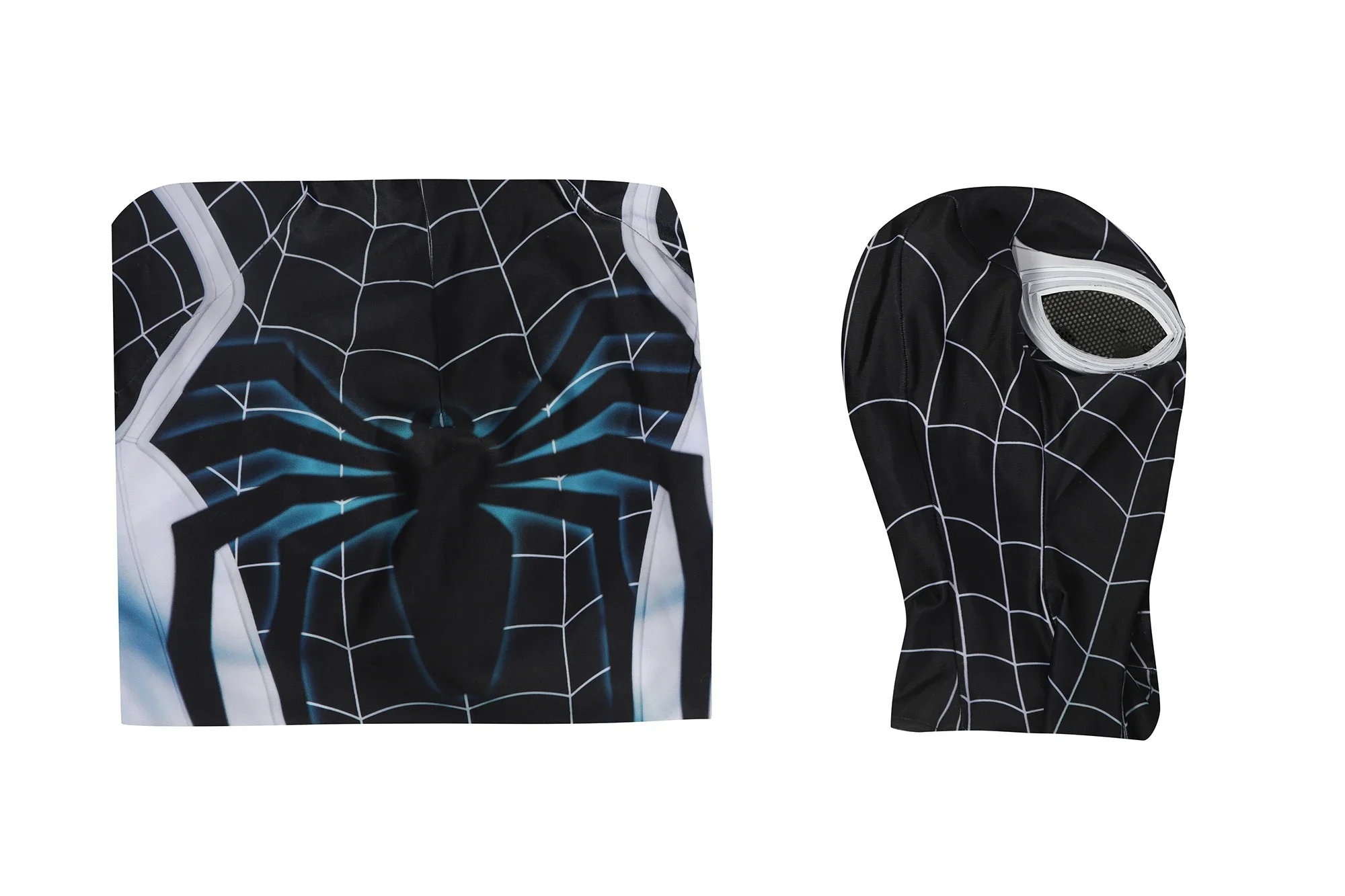 Ps4 Spiderman Negatief Pak Cosplay Kostuum Superheld 3d Gedrukt Spandex Zentai Bodysuit Spiderman Outfit Halloween Kostuum Jongens