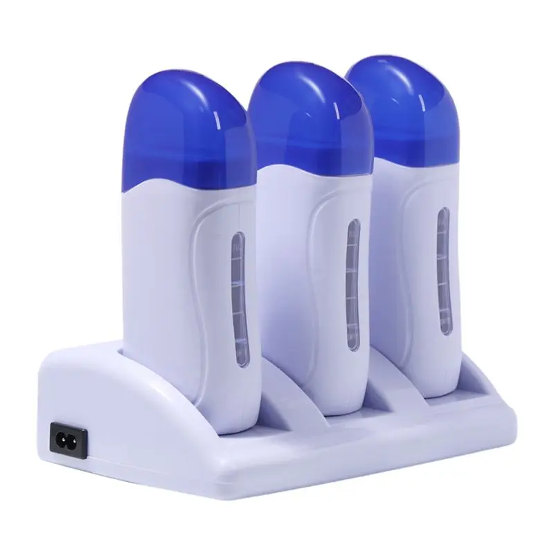 

Factory NEW Heater Base Included Roll On Wax Warmer Cartridge For Women Men For Leg Bikini Body Waxed Hair Removal EU Plug