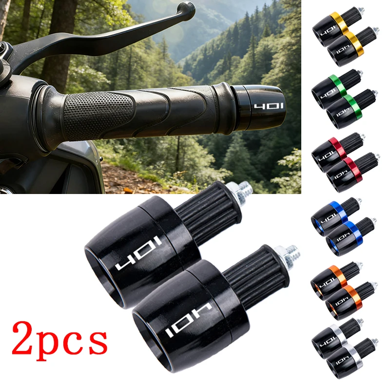 

7/8"22MM Motorcycle Handlebar Grips Handle Bar Cap End Plugs For Husqvarna Svartpilen 401 Svartpilen401 2018-2026 Accessories