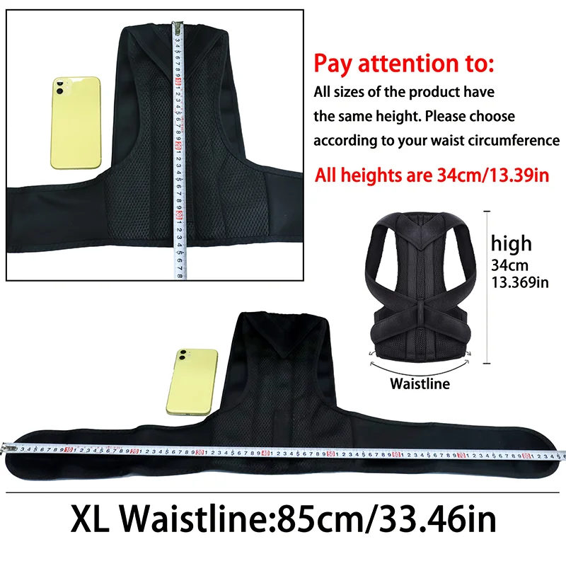 Back Corrector Corset Magnetic Posture Corrector Straight Shoulder Brace Lumbar Support Pain Relief For Children - view 3