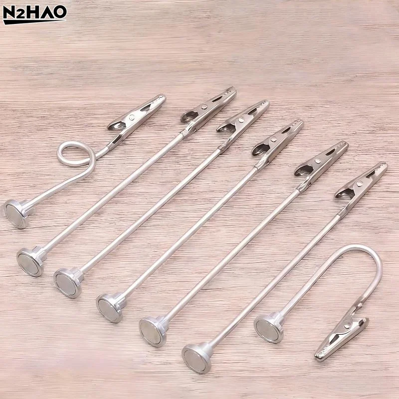 5/10Pcs Durable Strong Magnetic Support Frame Stainless Steel Mosquito Coil Bracket Multi-function Ash Tray Base Incense Clip