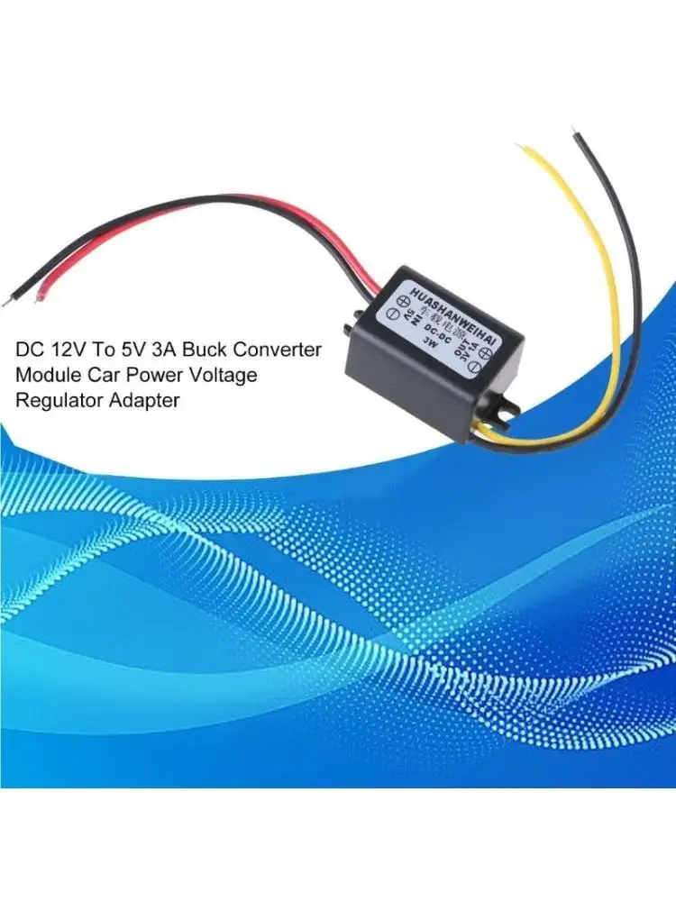 R53C DC5V to 3V 1Amp Step Down Converter, Power Bucking Voltages Regulator Reducer,Transform Module for Car, Truck