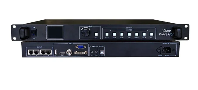 HD LED Display Video Wall Controller Put Out Internet Port USB WIFI SDI HD-VP410 Video Processor VP210 VP620 Controller Huidu