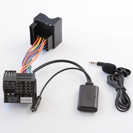 

Для Peugeot 206 207 307 301 407 жгут проводов радио микрофона громкой связи Bluetooth 5,0 AUX адаптер для Citroen C4 C5 C6 Berlingo RD4