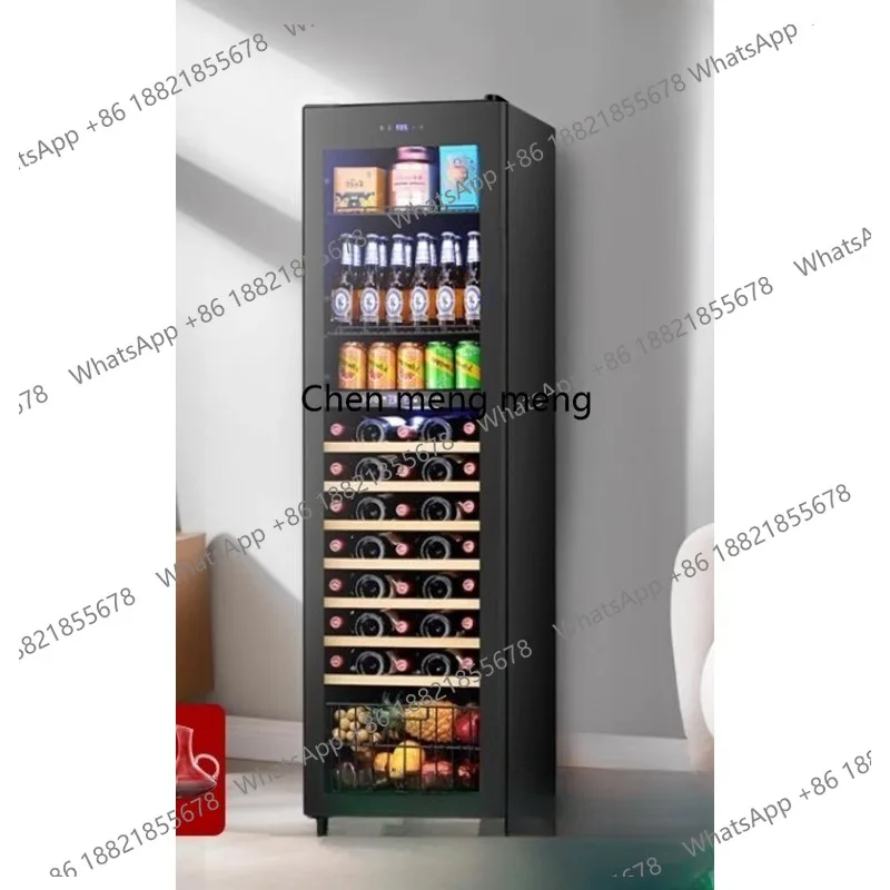 

Шкаф для красного вина, винный шкаф с постоянной температурой, гостиная, коммерческий ледяной бар, охлаждающее вино, встроенное двойная температура