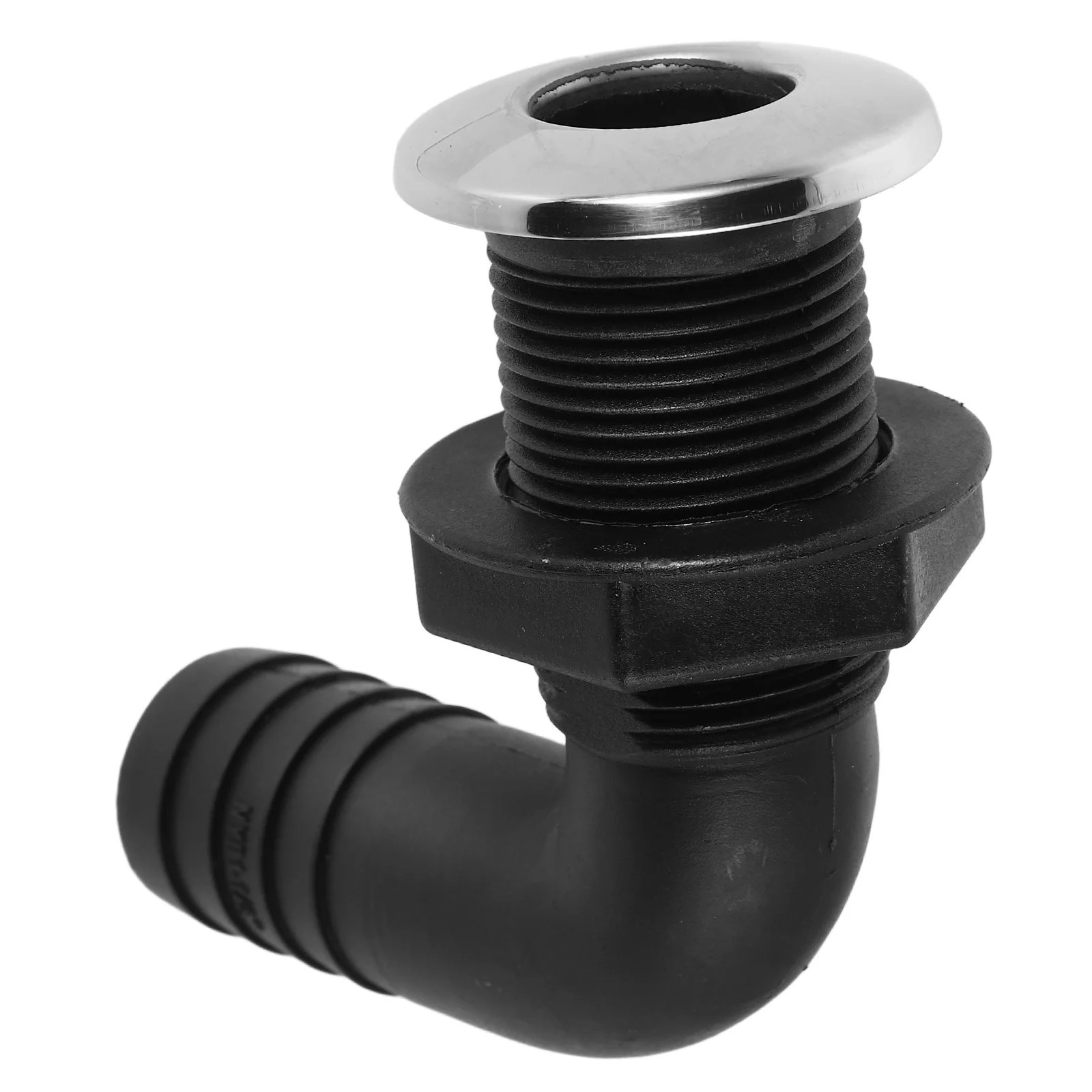 

Sewage Outlet Hulls Plug Water Pipe Deck Bilge Kit Accessory Black Adapter Wear Resistant Easy Installation Waterproof for Floor