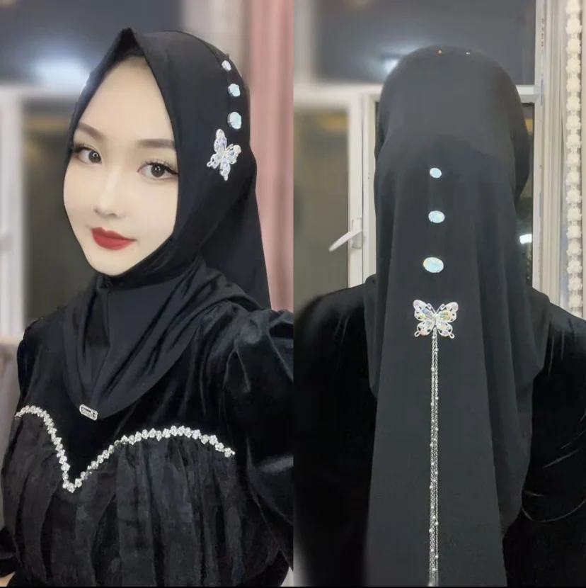 

Easy To Wear Muslim Islam School Girls Instant Hijab