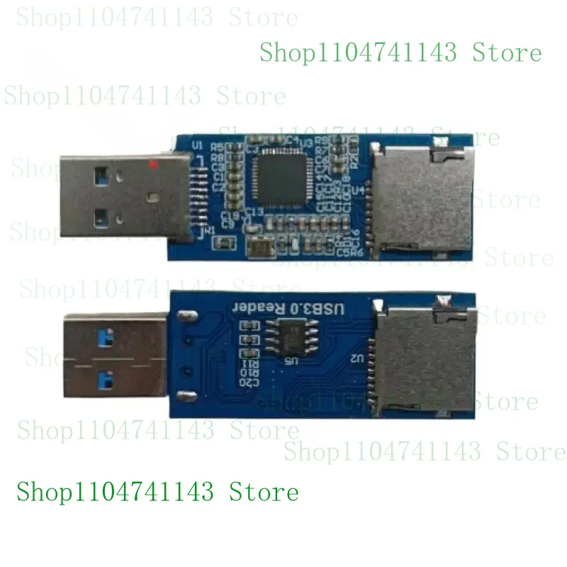 Para leitor de cartão USB3.0 GL3224 cartão duplo de leitura dupla cartão SD TF estável de alta velocidade 2 em 1 suporte personalizado
