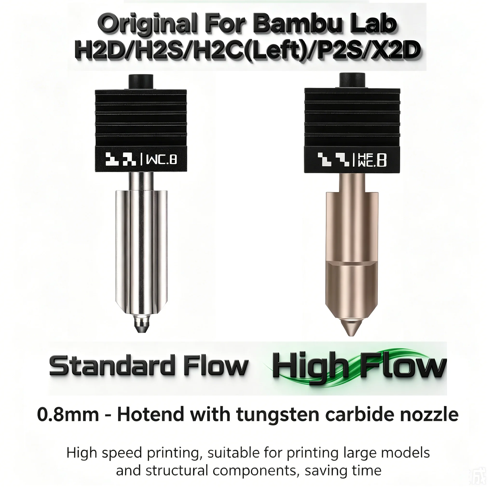 Genuine Bambu Lab HRA 90 Tungs - Nozzle Tungsten recension och pris