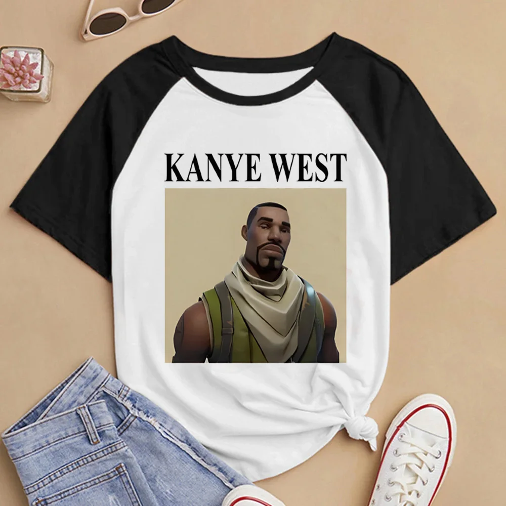 Kanye West top women graphic tshirt girl comic clothing