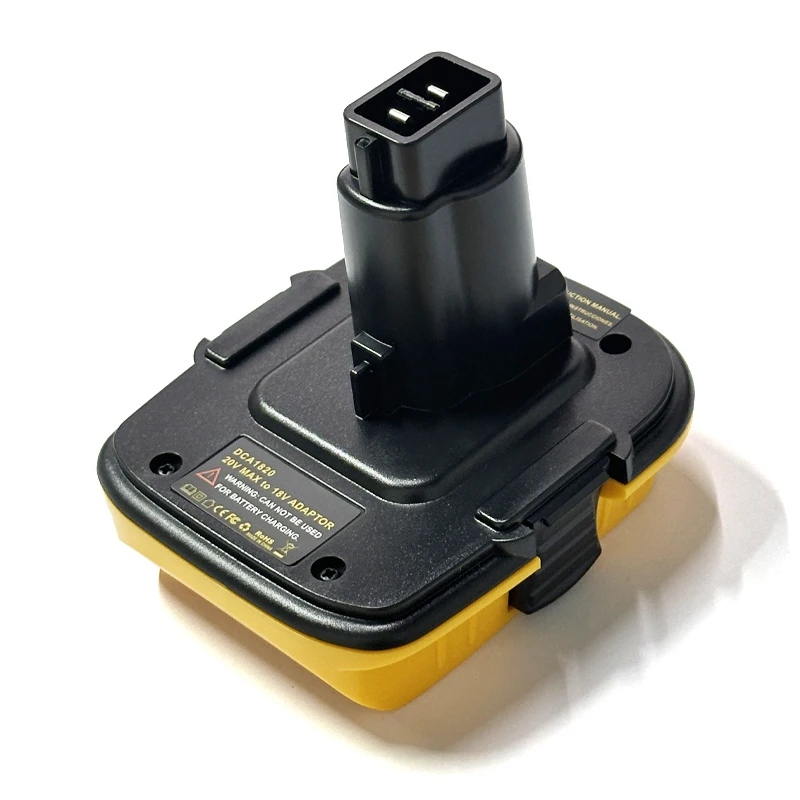 Hot!DCA1820 Battery Adapter Converter for DEWALT 18V Tools 20V Max Lithium Ion On On Battery DCB204 DCB205 Power Function USB