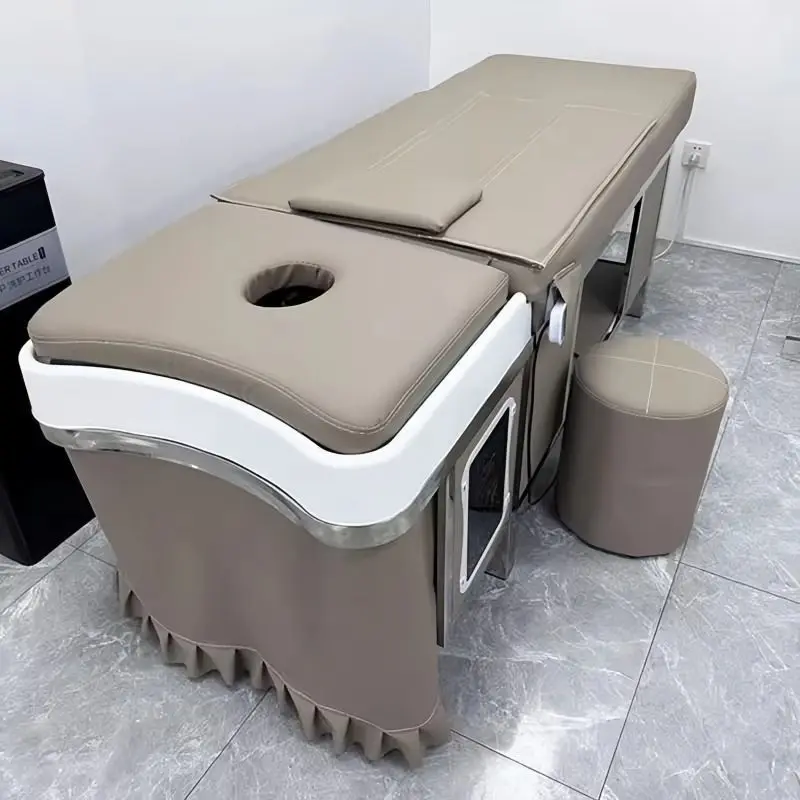 سرير شامبو للتدليك الكهربائي، سرير علاج احترافي لصالونات التجميل