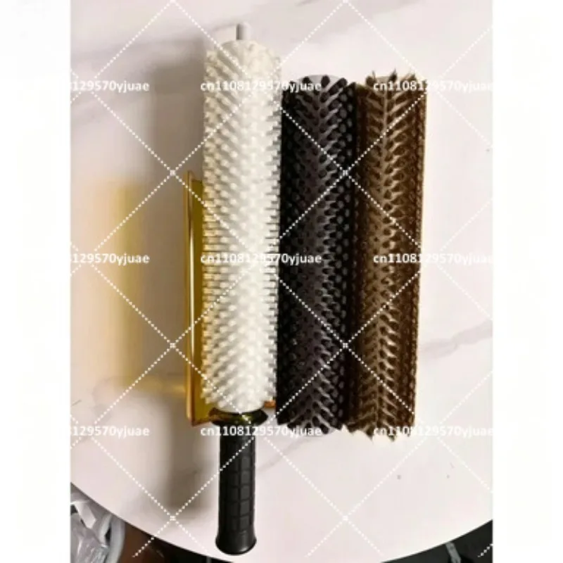 30cm Nylon Horse Hair Copper Wire Snowboard Waxing Roller Ski Roto Brush