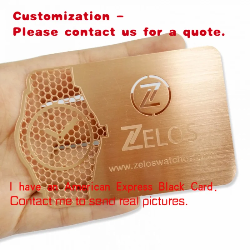 

custom.Factory Customized Low Price High Quality Stainless Steel Metal Watch Warranty Card Metal Authenticity Card