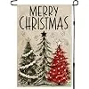 Christmas Decorations - Merry Christmas Garden Flag for Outdoor Outside llz