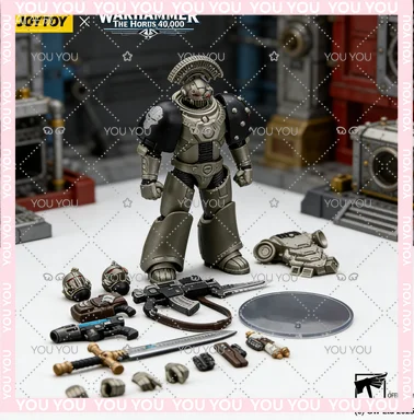 

[Pre Order]JOYTOY Warhammer40K 1/18 Action Figure Iron Warriors MKVI Tactical Command Squad Chosen Figures Toys