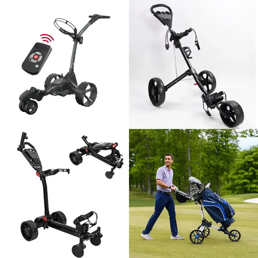 2026 Hot Sale  Remote Control Golf Cart for Electric Golf Carts Automatic Downhill Control Ergonomic Design Compact Folding