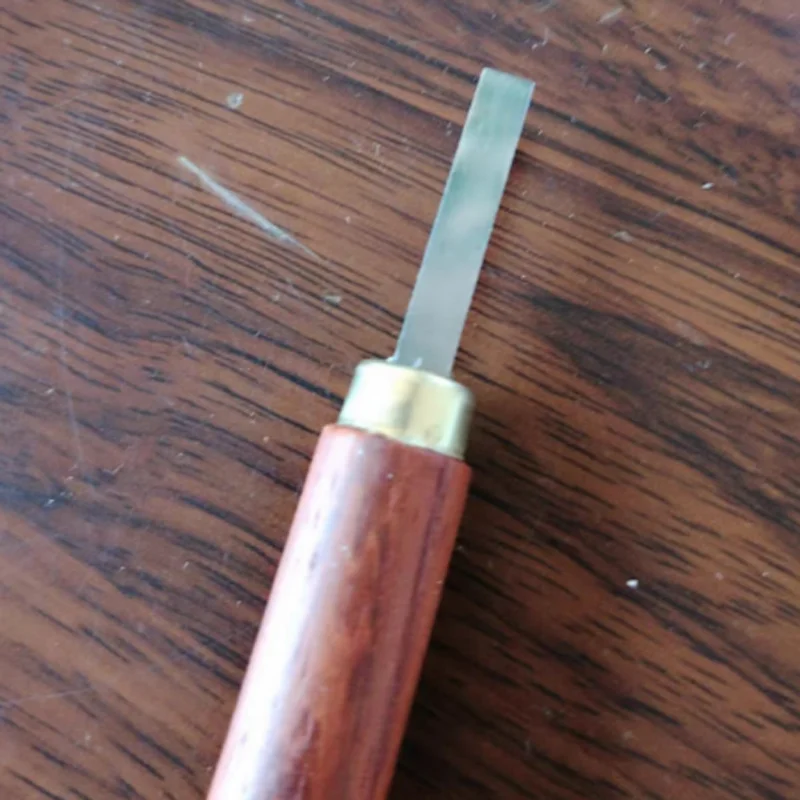 

Handmade Wood Carving U-Shaped Knife for Root Carving Woodworking Tool with Rounded Edge Flat Circular Arc round Knife