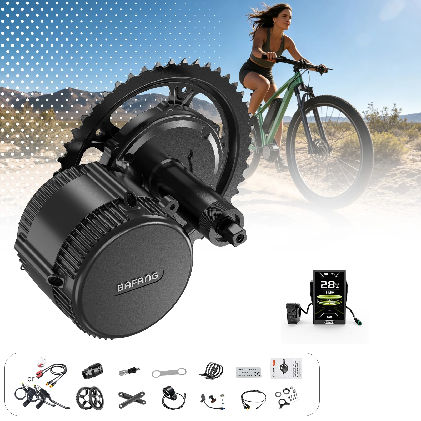 Bafang Bbshd 1000W Conversion Kit - Kit Completo Bafang 750W 48V Motore