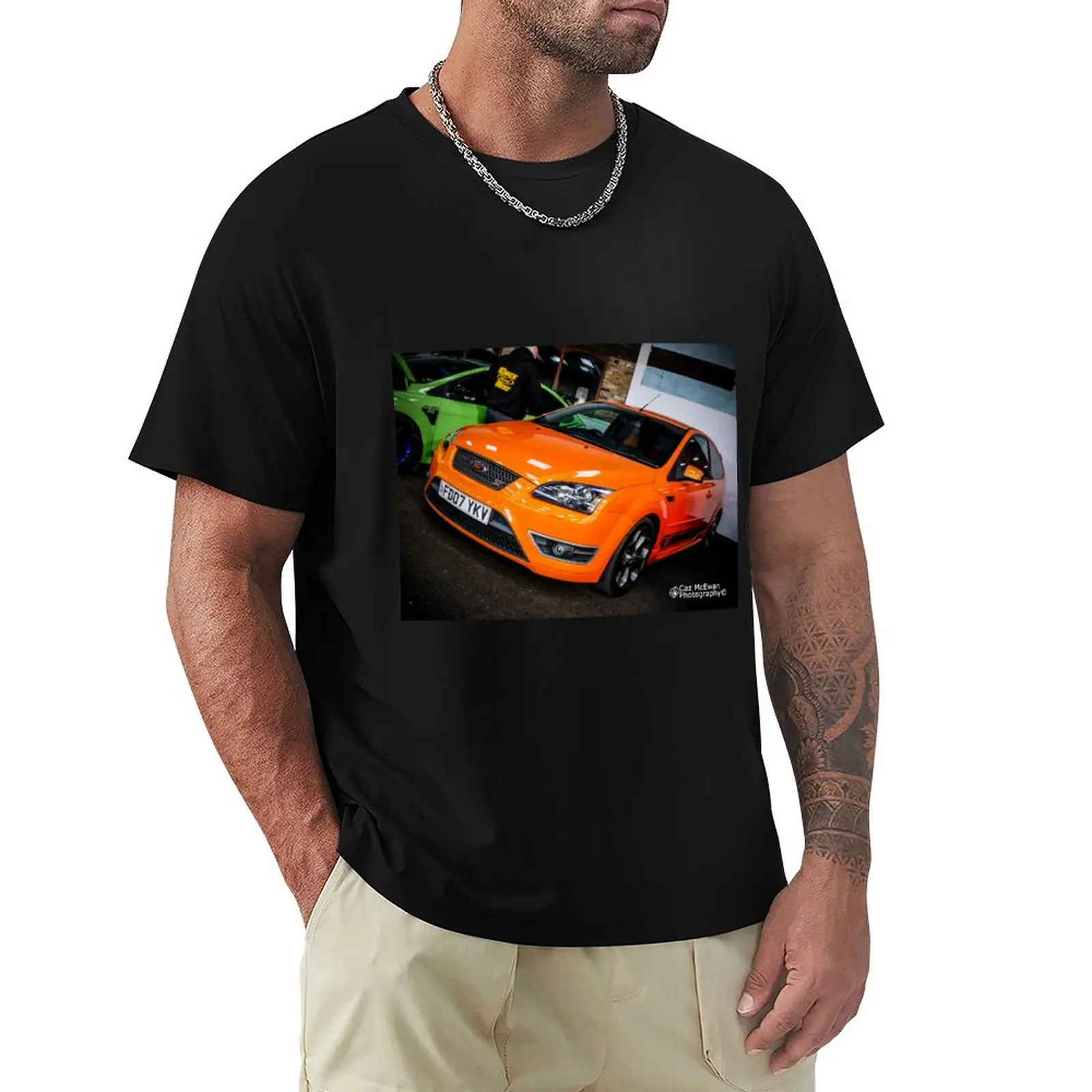 Focus ST Orange T-Shirt Street Style Casual Tee Shirt