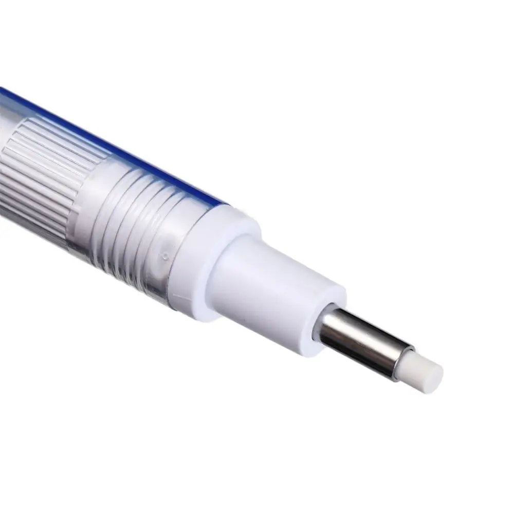 Press Type Mechanical Eraser High Precision Refillable Pen Shape Rubber High Gloss Super Fine Pencil Eraser Art Supplies