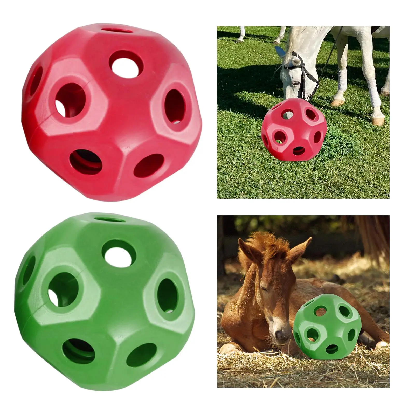 Leuke 15,7-inch paardenbehandelingsbal, paardenvoederspeelgoed voor paarden Stabiele kraam Paddock