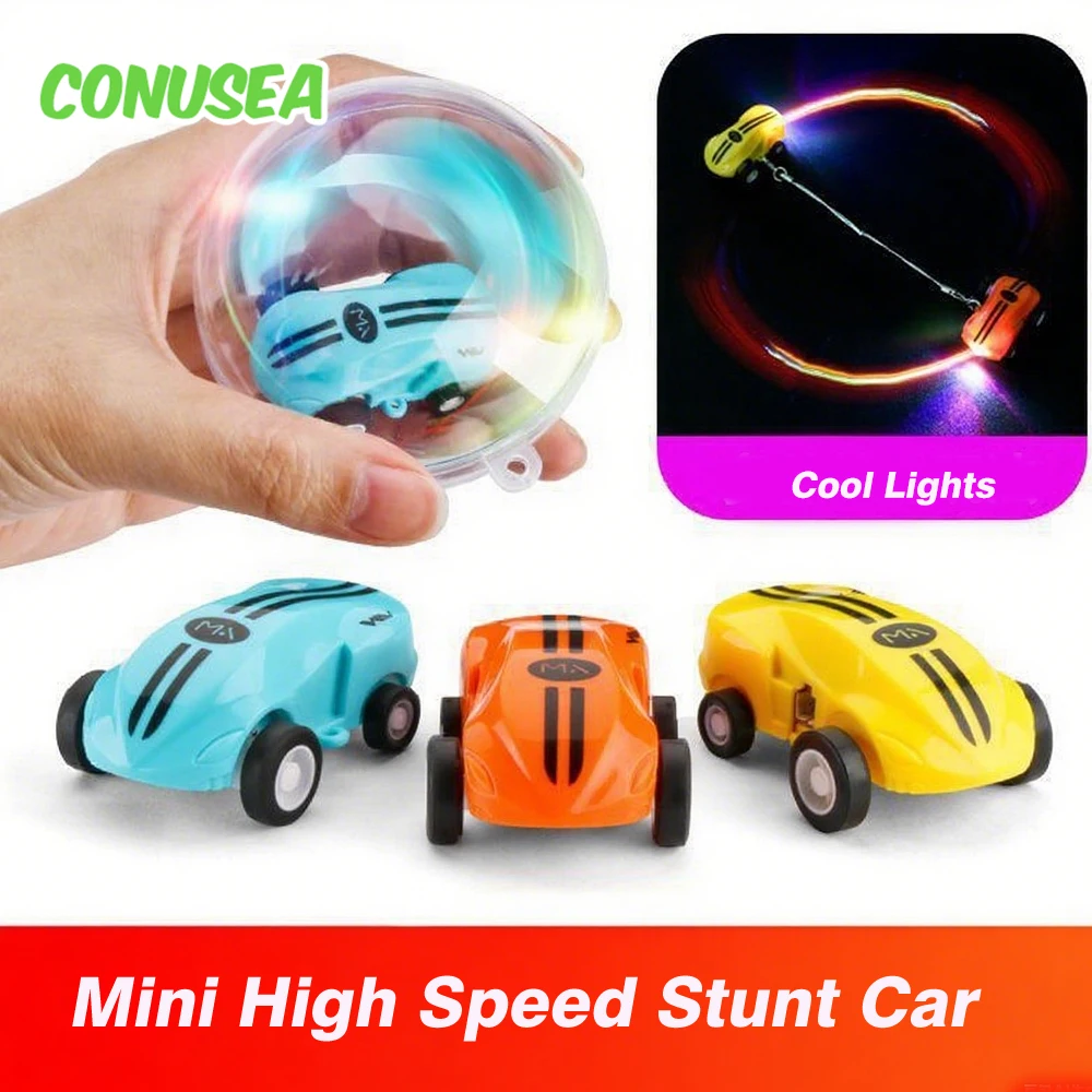 

High Speed Racing Car Race 360 Rotation Luminous Toys Stunt Drift Small Car with Cool Light Toys for Boys Kids Children Gifts