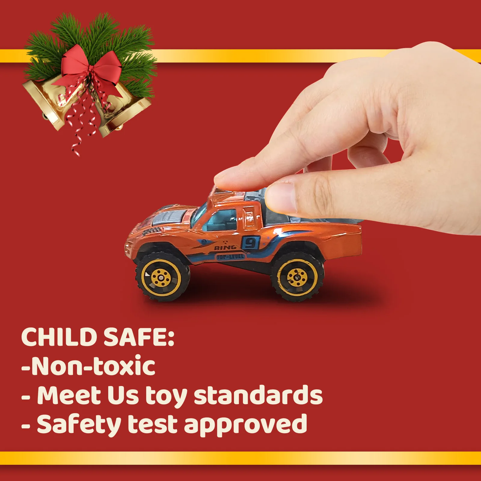 크리스마스 강림절 달력 블라인드 박스, 합금 자동차 모델, 금속 차량 풀백 슈퍼카 트럭, 어린이 장난감, 크리스마스 선물, 24 개