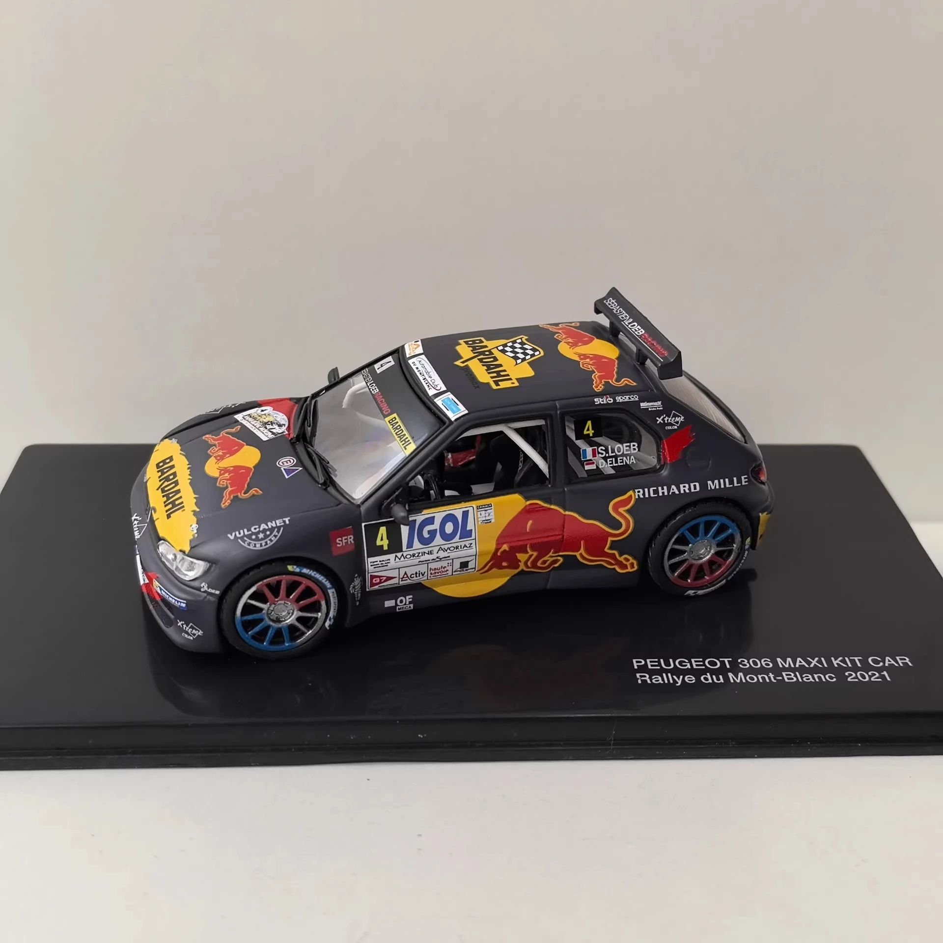 IXO 1/43 بيجو 306 ماكسي كيت 2021 # 4 نموذج سباق بيجو، سبيكة 3 سنوات #2