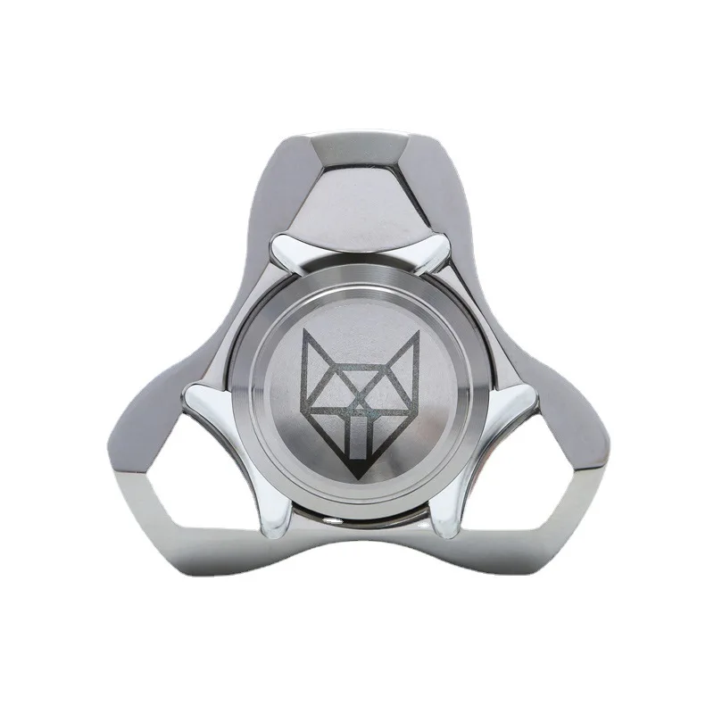 New Fingertip Gyro Metal Toys Precision Machinery Venting Stress Relief Anti-anxiety Kids Adults Gear Fidget Spinner FOX LEGEND