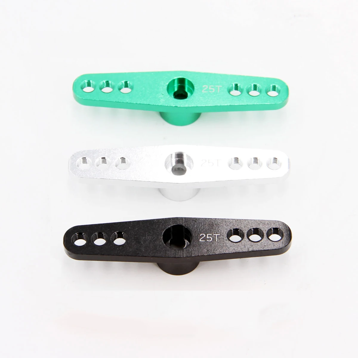 25T NEEBRC M3 48mm Aluminum Servo Metal Dual Arm 25 Teeth for MG995 MG996R E9001 Futaba Savox PowerHD JX SPT Dspower RC Car Part