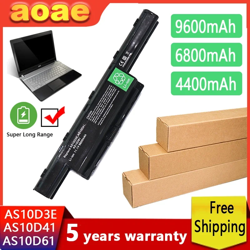 

Battery for Acer Aspire AS10D31 AS10D81 V3-571G V3-771g AS10D51 AS10D61 AS10D71 AS10D75 5741 5742 5750 5551G 5560G 5741G 5750G