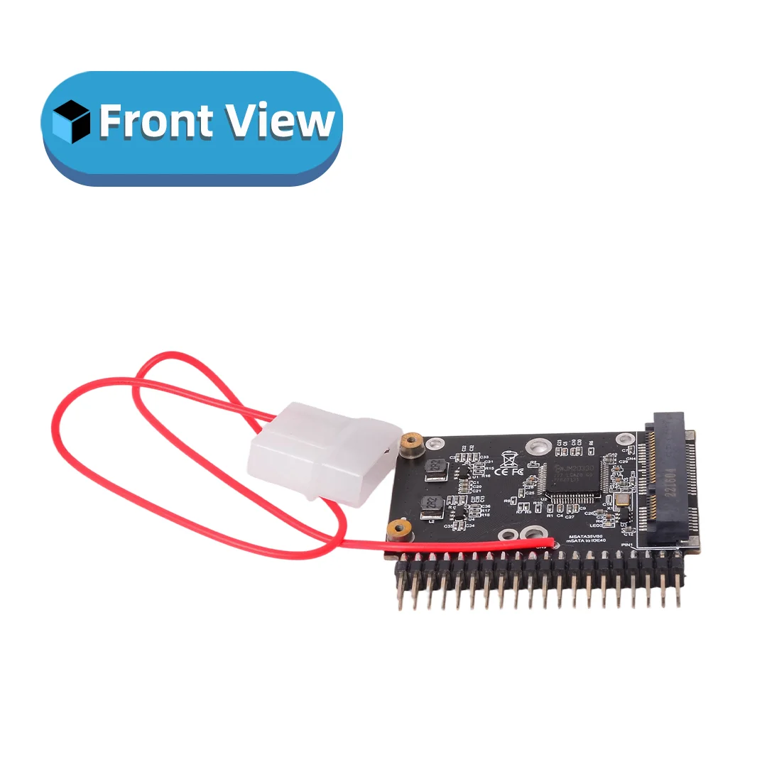 MSATA Solid State Disk To IDE3.5 Splint Pin Header Adapter Card