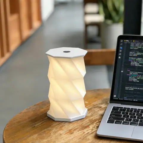 Mini Paper Lantern Night Light USB Charging Portable Foldable Table Book Lamp Bedroom Bedside Decor Atmosphere Lighting Gifts